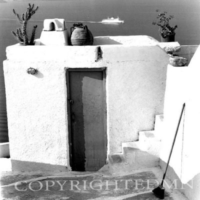 Greek Island Terrace, Santorini, Greece 91