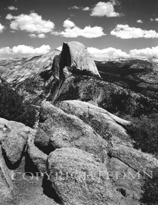 Half Dome & Rocks, Yosemite National Park, California 01