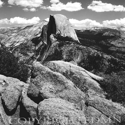 Half Dome & Rocks, Yosemite National Park, California 01