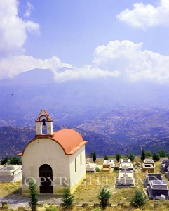 Cemetery, Dingles, Crete, Greece 91 - Color